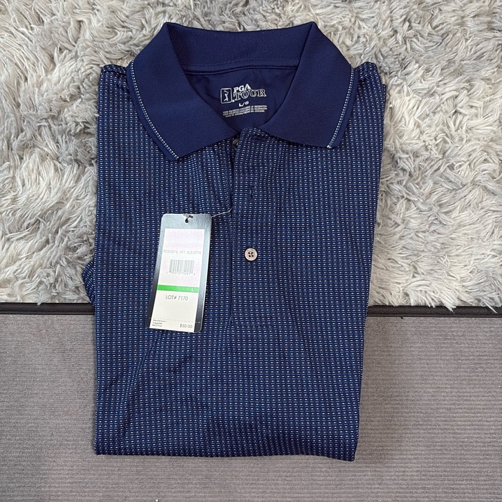 NWT Men’s PGA Tour gold shirt